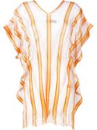 Missoni Knit Tunic Top, Women's, Pink/purple, Viscose/metallized Polyester/nylon