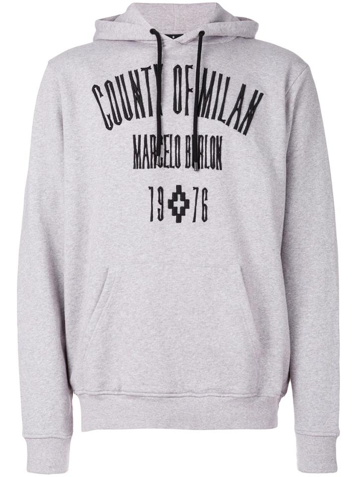 Marcelo Burlon County Of Milan Jak Hoodie - Grey