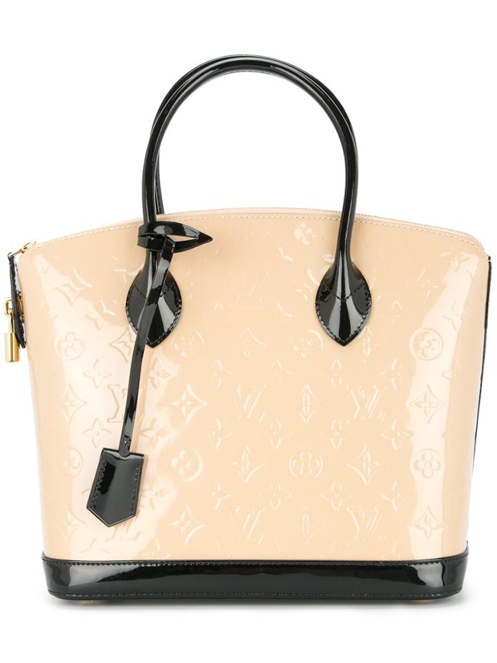Louis Vuitton Vintage Lockit Pm Tote Bag - Nude & Neutrals