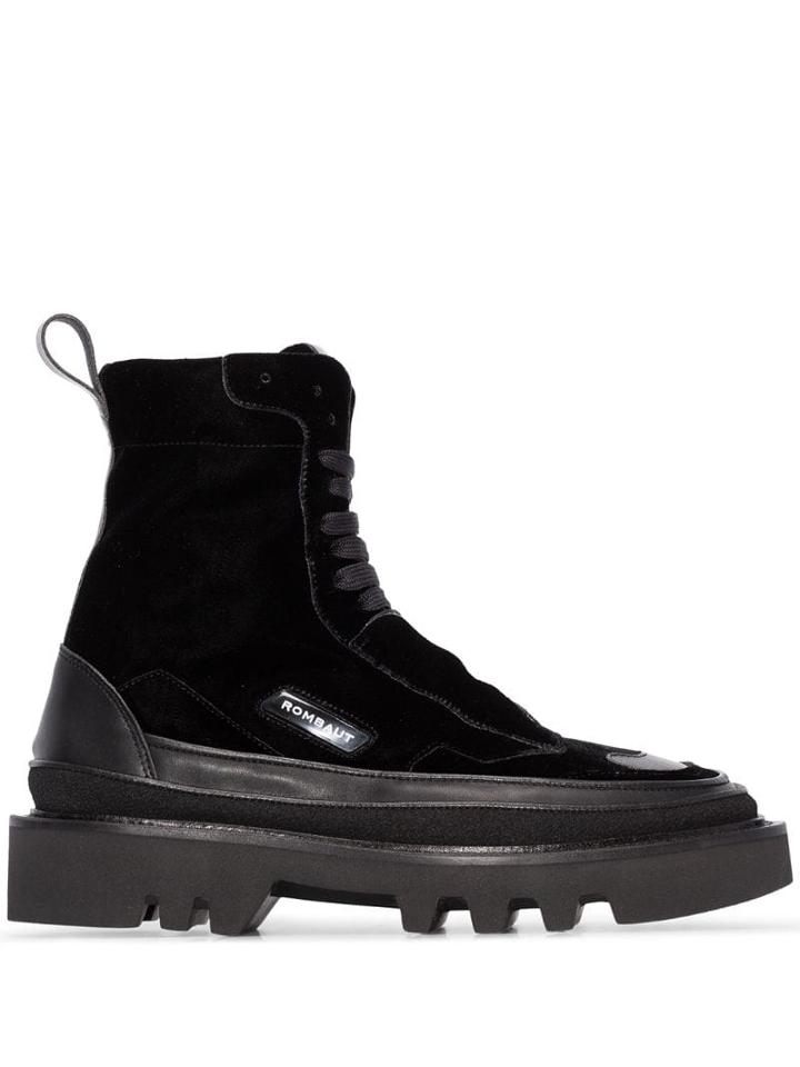 Rombaut Protect Hybrid Velvet Boots - Black