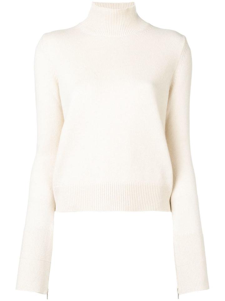 Mrz Turtle Neck Sweater - White