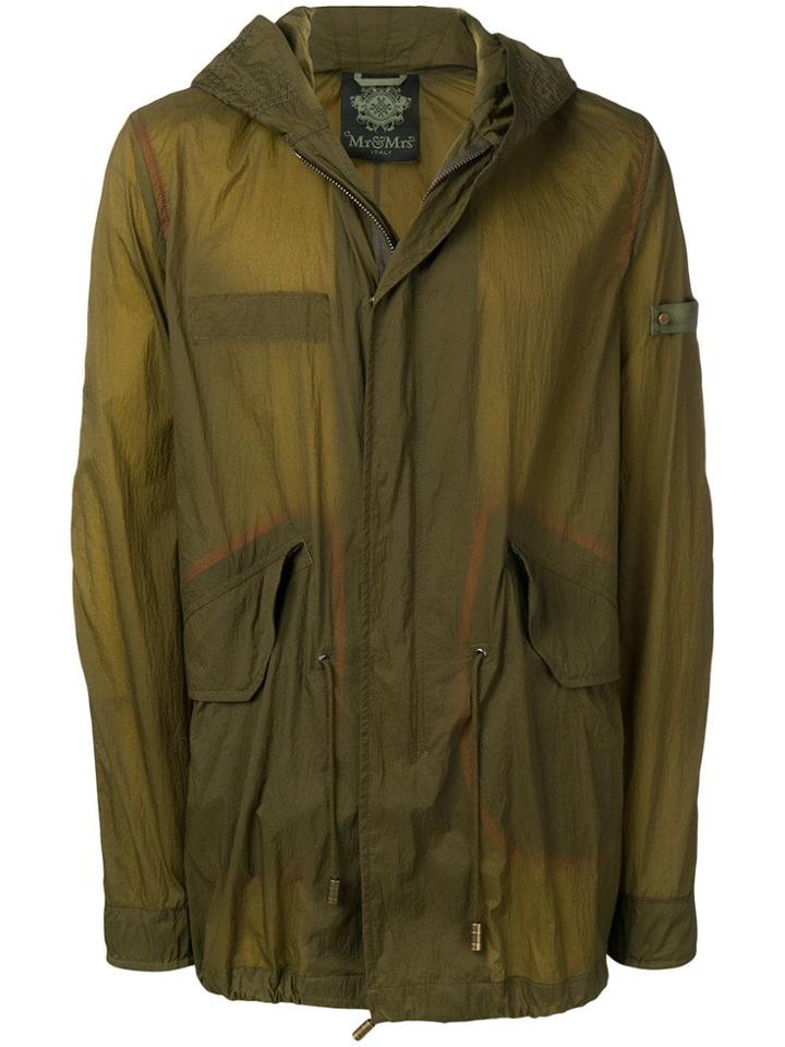 Mr & Mrs Italy Mid-length Raincoat - Green