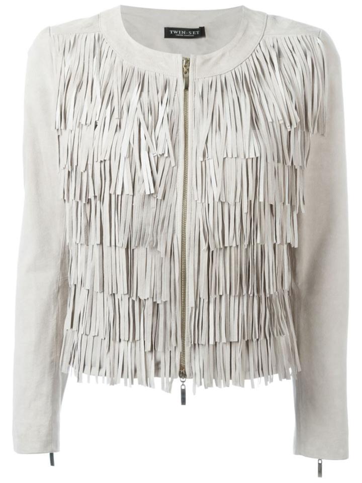 Twin-set Fringed Jacket