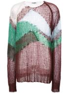 Jil Sander Colour-block Oversized Sweater - Multicolour