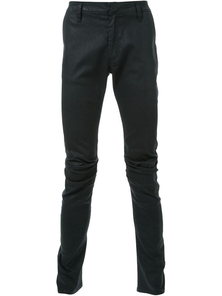 Strateas Carlucci Skinny Jeans, Men's, Size: S, Black, Cotton/spandex/elastane