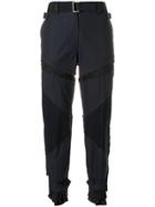 Sacai Panelled Cargo Trousers - Blue