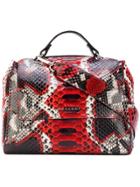 Orciani Patterned Boxy Tote - Multicolour