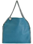 Stella Mccartney Falabella Shoulder Bag, Women's, Blue, Polyester