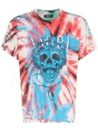 Amiri Skull-logo Tie-dyed T-shirt - Green