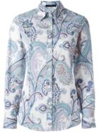 Etro Paisley Print Shirt, Women's, Size: 42, Cotton/spandex/elastane