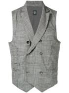 Eleventy Double Breasted Vest - Grey