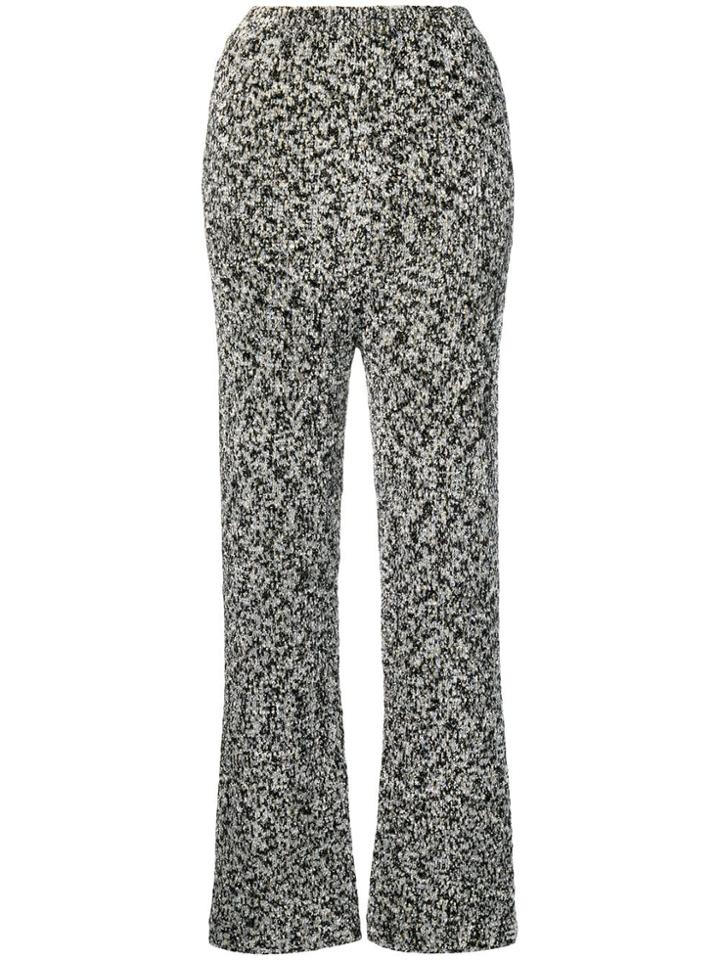 Loewe Lurex Knit Trousers - Grey