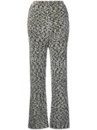Loewe Lurex Knit Trousers - Grey