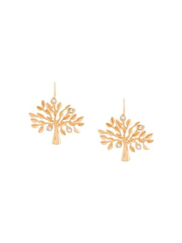 Mulberry Mulberry Tree Dropped Earrings - Gold