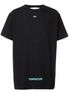 Off-white Temperature Rear Striped T-shirt - Black
