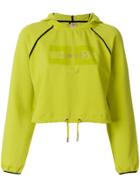 Elisabetta Franchi Cropped Sport Hoodie - Green