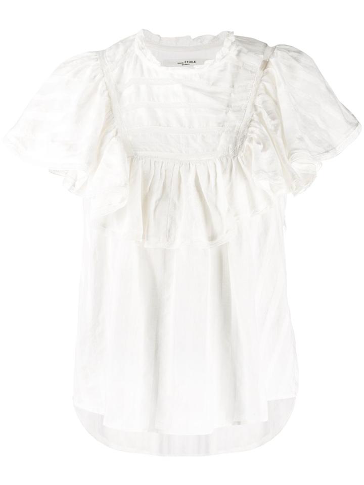 Isabel Marant Étoile Ruffled Trim Blouse - White