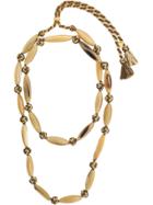 Yves Saint Laurent Vintage Rive Gauche Resin Passementerie Necklace -