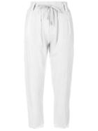 Haider Ackermann - High Waisted Trousers - Women - Cotton - Xs, Grey, Cotton
