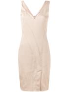 Givenchy - Sleeveless Asymmetrical Dress - Women - Cotton/polyamide/polyester/spandex/elastane - 40, Women's, Pink/purple, Cotton/polyamide/polyester/spandex/elastane