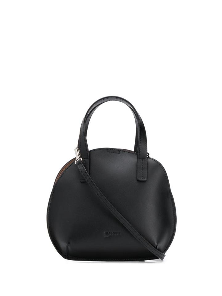 Jil Sander Navy Classic Top-handle Tote - Black