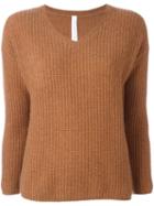 Philo-sofie V-neck Pullover, Women's, Size: 36, Brown, Cashmere