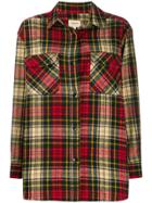 Bellerose Checked Flannel Shirt - Red