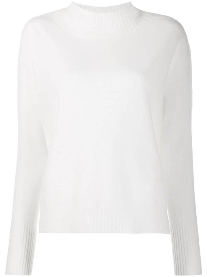 Twin-set Relaxed Fit Polo Jumper - White