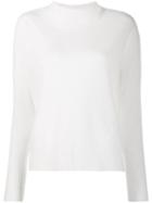 Twin-set Relaxed Fit Polo Jumper - White