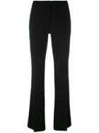 L'autre Chose - Flared Trousers - Women - Polyester - 40, Black, Polyester