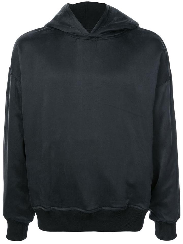 Amiri Drop Shoulder Sheen Hoodie - Black