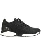 Philipp Plein Skull Embossed Lace-up Sneakers - Black