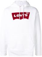 Levi's Logo Hooded Sweatshirt - White