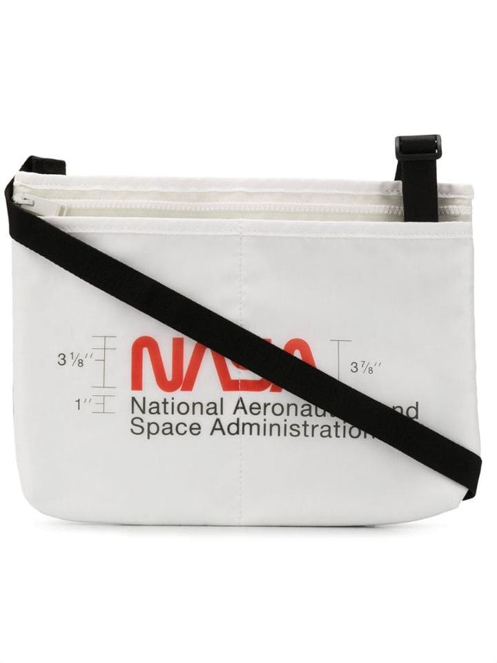 Heron Preston Nasa Shoulder Bag - White