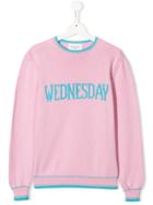 Alberta Ferretti Kids Teen Wednesday Sweater - Pink