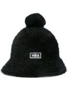 Kangol Hood By Air X Kangol Hat, Men's, Size: Medium, Black, Modacrylic/nylon/angora