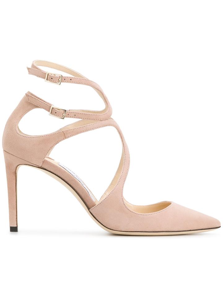 Jimmy Choo Lancer 85 Pumps - Pink & Purple