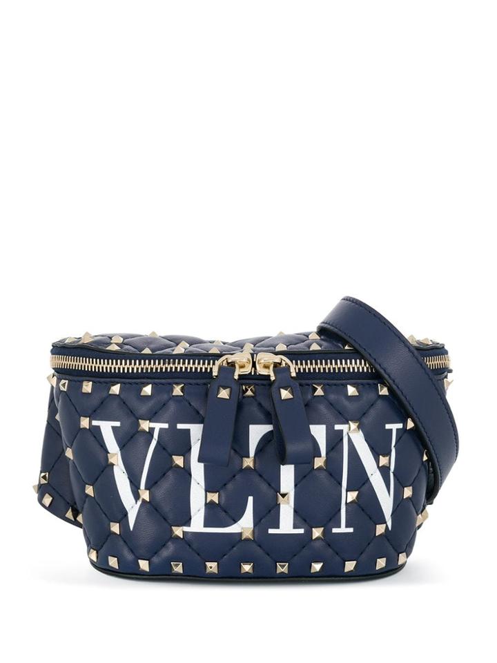 Valentino Valentino Garavani Rockstud Logo Belt Bag - Blue