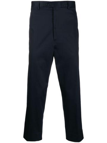 Sartorial Monk Cropped Trousers - Blue