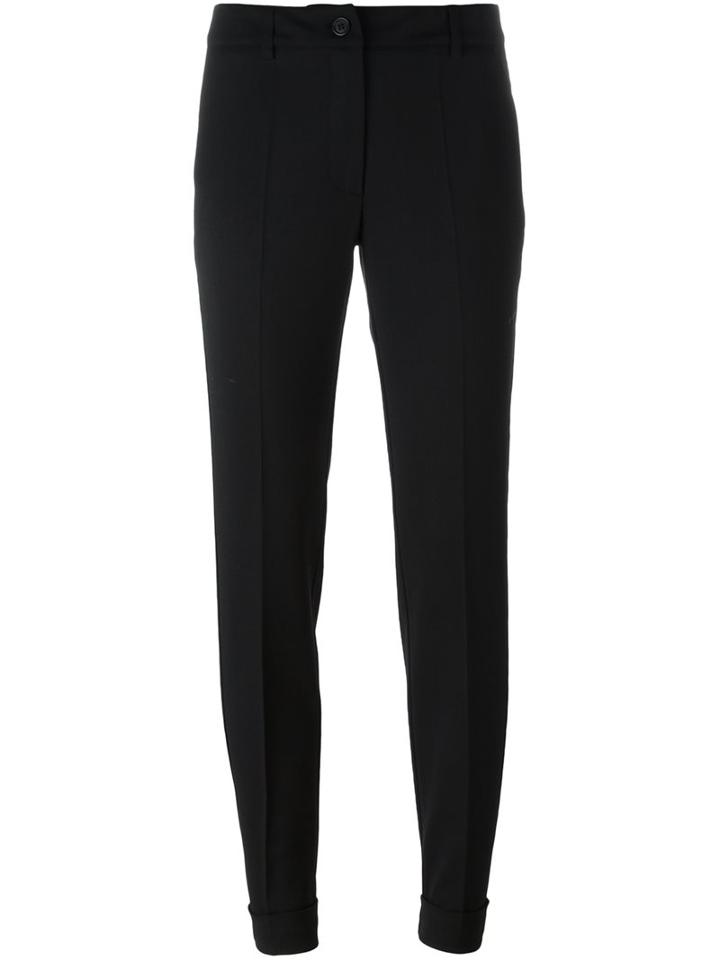 P.a.r.o.s.h. 'lily' Tapered Trousers, Women's, Size: Xs, Black, Spandex/elastane/virgin Wool