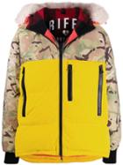 Griffin Padded Camouflage Jacket - Yellow