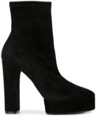 Casadei Pull-on Chunky Heel Boots - Black