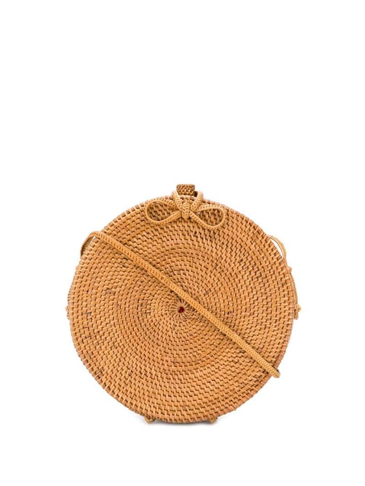Folkloore Balinese Woven Crossbody Bag - Neutrals