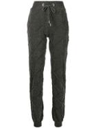 Philipp Plein High Shine Jogging Trousers - Green