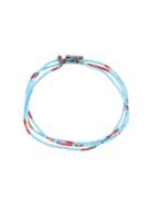 M. Cohen Beaded Stacked Necklace Bracelet - Blue