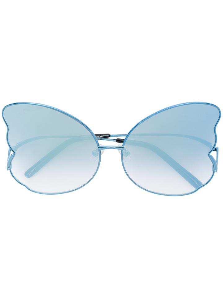 Matthew Williamson Oversized Butterfly Sunglasses - Blue