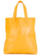 Soulland - Shoplifter Tote - Men - Calf Leather - One Size, Yellow/orange, Calf Leather