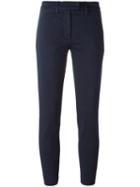 Dondup Cropped Trousers, Women's, Size: 27, Blue, Cotton/spandex/elastane