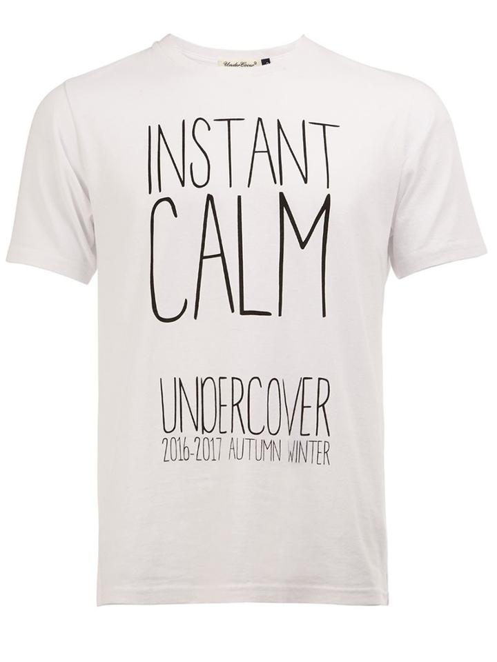 Undercover 'instant Calm' Print T-shirt, Men's, Size: 4, White, Cotton