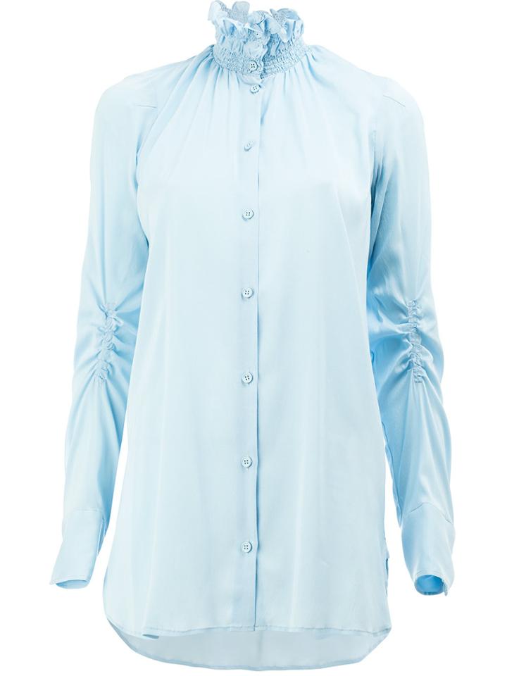 Carven Elasticated Neck Shirt - Blue